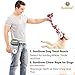 SunGrow Dog Travel Pouch, Training Bag for Treats, Kibbles, Toys & Accessories, Gray, Multiwear and Weather-Proof, 1 Pouch with Adjustable Shoulder Strap and Waist Belt