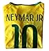 FWC 2014 Neymar Jr 10 Brazil Brasil Home Futbol Football Soccer Kids Jersey & Short