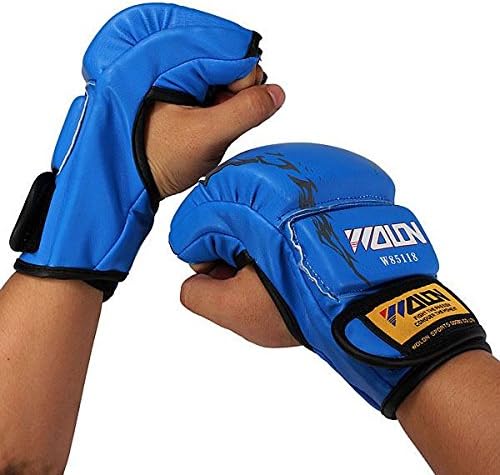 8oz Blue Sparring Grappling Boxing Fight Punch Ultimate Mitts Gloves