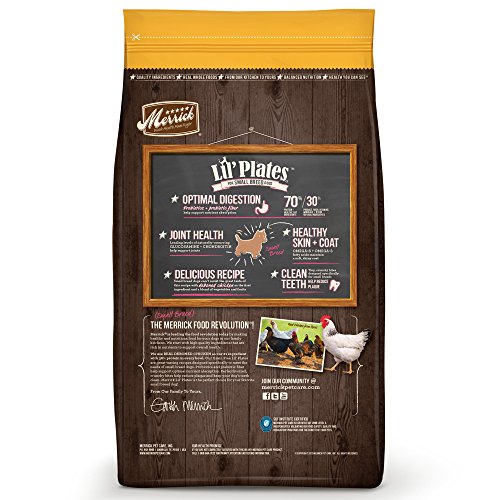 Merrick Lil Plates Grain Free Small Breed Recipe, 12-Pound, Chicken