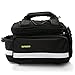 Bicycle Rear Bag，OUTERDO Bike Pannier Tail Back Seat Bag Package Handbag Cycling Bike Tail Rack Bag with Rain Cover Shoulder Strap Bag Pannier Pouch Trunk Storage Pack Travel Blackthumb 1