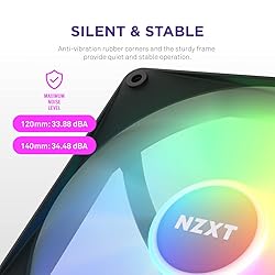 NZXT F120 RGB Core - 120mm Hub-Mounted RGB Fan - 8