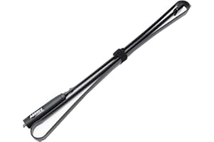 ABBREE SMA-Female Ham Radio Antenna VHF/UHF 48.8-inch 144/430MHz High Gain Foldable CS Tactical Antenna for Baofeng UV-5R BF-F8HP Pro 5RM K5PLUS UV-21R AR-152 Quansheng K6 UVK5(8) Radio Accessories