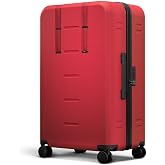 Db Ramverk Large Check-In 31 Inch Hardside Luggage, Compact Suitcase with Silent 360 Spinner Wheels, TSA Lock, Interior Laptop Compartment and Two Zipper Dividers, Sprite Lightning Red