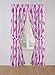 Jay franco Nickelodeon JoJo Siwa Dream Believe 84 inch Drapes 4 Piece Set - Beautiful Room Décor & Easy Set up - Window Curtains Include 2 Panels & 2 Tiebacks (Official Nickelodeon Product)
