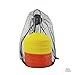 100 Agility Disc Cones - Perfect for Soccer, Football Training & More - Includes Disc Cone Carrier Bag & Stand