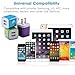 USB Wall Charger, LOOGGO Universal Dual USB 2.1AMP Wall Charger Plug Power Adapter Charger Block Cube for iPhone X/8/7/6 Plus, iPad, Samsung Galaxy S5/S6/S7 Edge, LG, ZTE, Motorola (3-Pack)