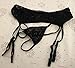 Women 3Pcs Sexy Garter Belt Panties and Long Stockings Lingerie Set