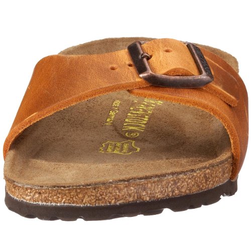 BIRKENSTOCK Women's 440311 Madrid Leather Sandals, Antique Brown, 43