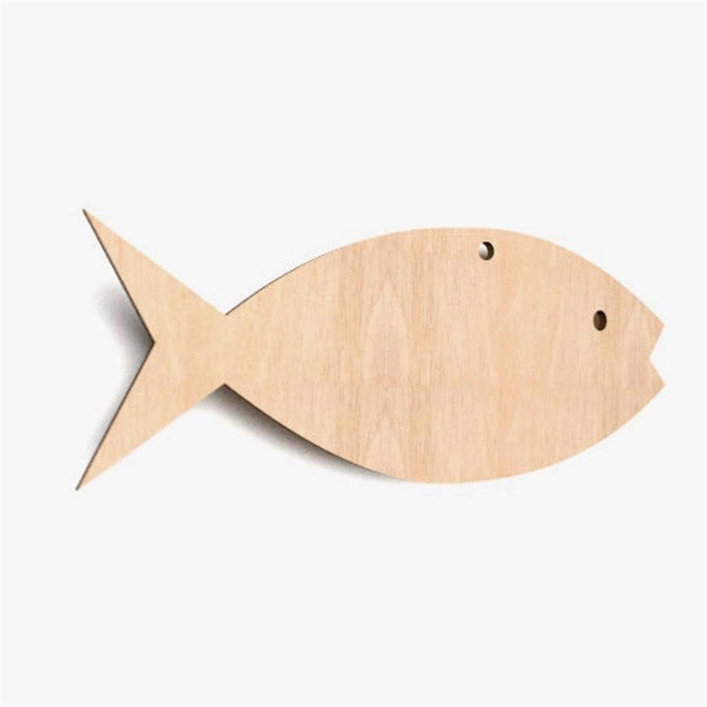 unfinished wood fish