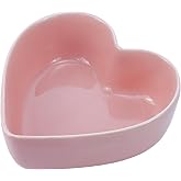 WAIT FLY Heart-shaped Bowls for Salad Soup Snack Dessert Best Kitchen Household Cooking Gifts for Home Kitchen, Pink/ Blue/ White/ Green