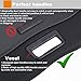 Vesul Retractable Cargo Cover Compatible with Toyota Highlander 2014 2015 2016 2017 2018 2019 Waterproof Security Shade Shield Tonneau Cover Luggage Privacy Screen with Extra Canvas Cover