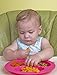 oogaa Silicone Divided Plate Oven Safe Pink