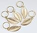Bling Rings - 35 Gold Hair Ring Charms (Bonus 10 Plain Rings) for Pierced Braid & Dreadlock Decoration - Girl Jewelry Accessories (Gold)