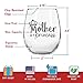 Mother of A Princess Daughter of A Queen Stemless Wine Glass Set of 2 (15 oz)- Wine Glasses for Mom From Daughter- Mother Daughter Matching Gifts Idea- Mom Gift for Birthday