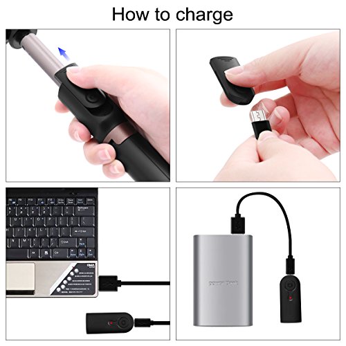 image for DATONG Selfie Stick Bluetooth Extendable Foldable Selfie Stick Tripod 