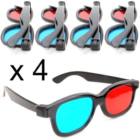 MASUNN Universal Paper Anaglyphe Rouge Cyan Rouge Bleu