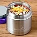 LunchBots Wide Thermal 16 oz. All Stainless Steel Bowl - Insulated Food Container Stays Hot 6 Hours or Cold for 12 Hours - Leak Proof Soup Jar for Portable Convenience - Purple