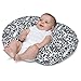 Boppy Nursing Pillow and Positioner, Brocade Black and White