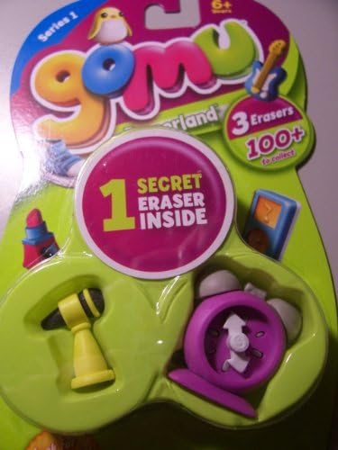 Gomu Series 1 Microphone & Clock + Mystery (3 Mini-Erasers)