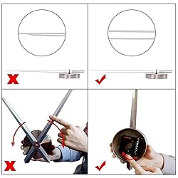 LOZMOM Large Frameless Wall Clock DIY 3D Clock