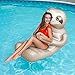 SwimWays Huggables Sloth Oversized Float - Inflatable Lounge with Cupholder for Pool or Lake