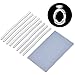 Frienda Ring Sizer Adjuster for Loose Rings with Silver Polishing Cloth, 8 Pieces (2 mm/3 mm)