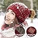 Onesiall Bluetooth Beanie Hat Headphones [Upgraded], Bluetooth 4.2 Headset Winter Music Hat Knit Cap with Stereo Speaker, Microphone, Hand-Free Compatible with Cellphone