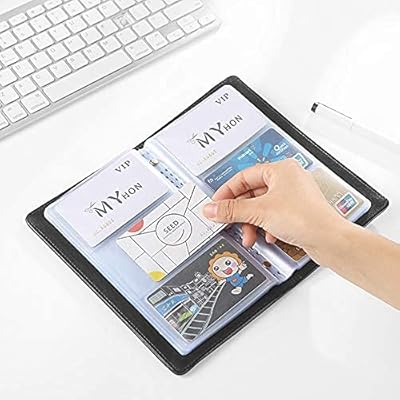 Buy Business Card Organizer Business Card Holder Book Portable Business Card Binder File Sleeve Storage Business Card Holders Name Card Holder For Men Women 120 Cards Black Online In Italy B08q3q474z