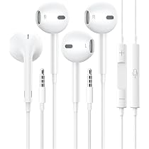2 Pack Apple Earbuds/Headphones/Earphones with 3.5mm Wired Earbuds