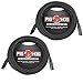 Pig Hog XLR 25 Foot 2 Pack Tour Grade Microphone Cables