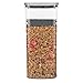 Airscape Lite Plastic Dry Food Storage Canister - Patented Airtight Lid Preserves Food Freshness, Clear Container, Large 10-Inch