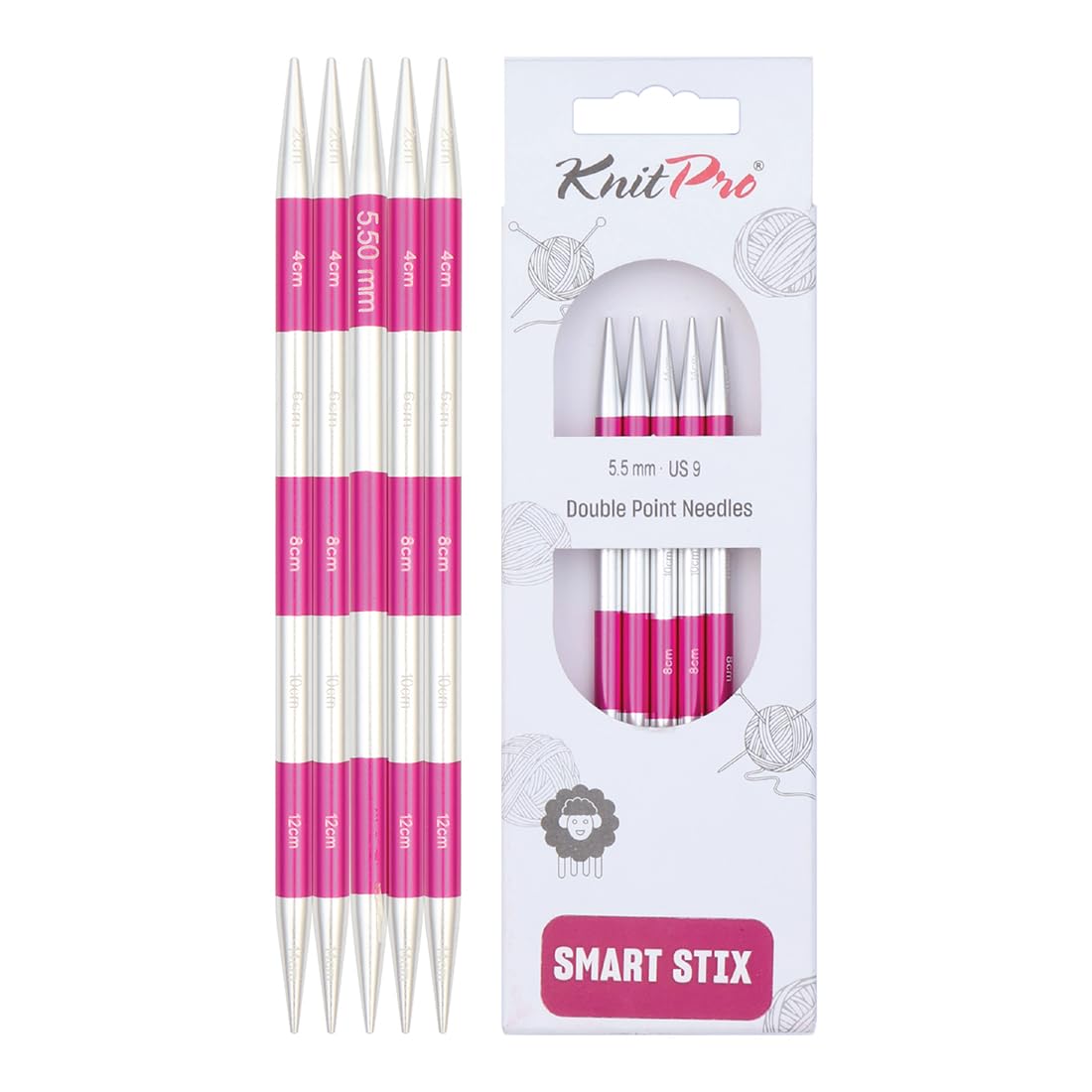 KnitPro Smartstix Double Pointed Needles 5.5" (14cm) | 5.50mm