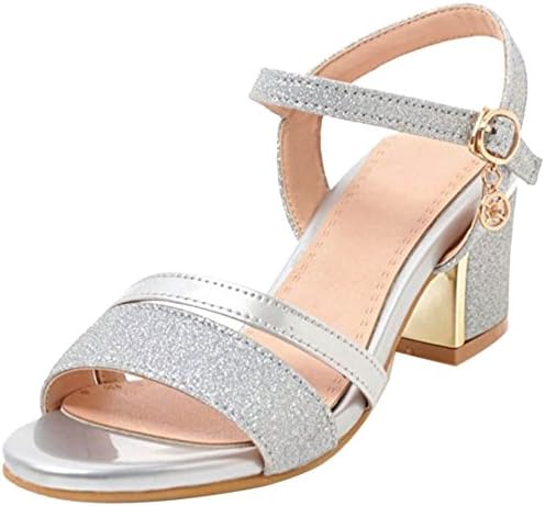 TAOFFEN Women Fashion Ankle Strap Sandals