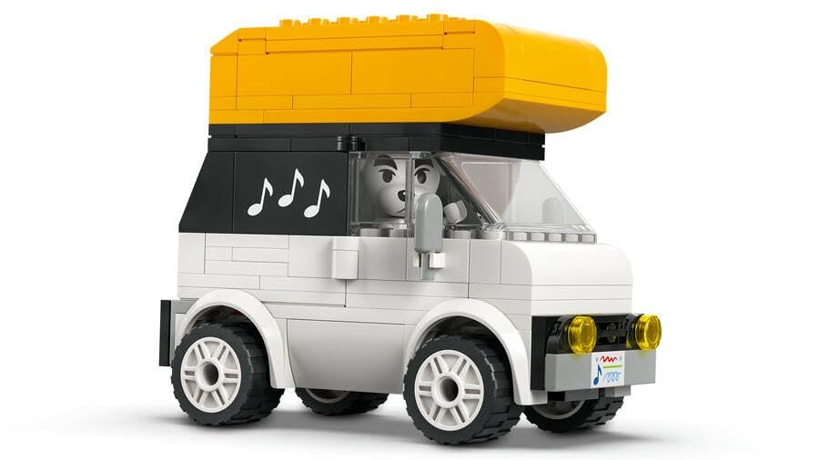 LEGO Animal Crossing K.K. spielt auf dem Festplatz, Bauspielzeug mit Café und Auto aus den Videospielen, Spielset für Mädchen und Jungen ab 7 Jahren, Geschenk für Kinder 77052 4