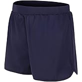 JINXUEER Plus Size Floral Board Shorts Bikini Tankini Swimsuit Bottom Mid Waisted Swimwear with Boy Leg for Women