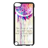 Colorful Dream Catcher Ipod Touch 5th Case Cover Cloud Feather Catcher take a Leap of faith and commit fully to what you really want go for it Quotes