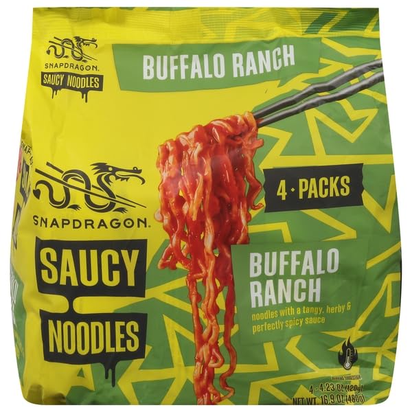 SNAPDRAGON, BUFFALO RANCH SAUCY NOODLES, 16.9 OUNCE