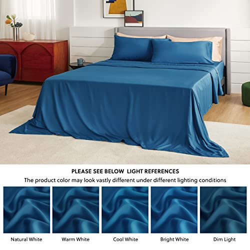 BEDSURE Bamboo Cooling King Size Sheets 100 Viscose from Bamboo