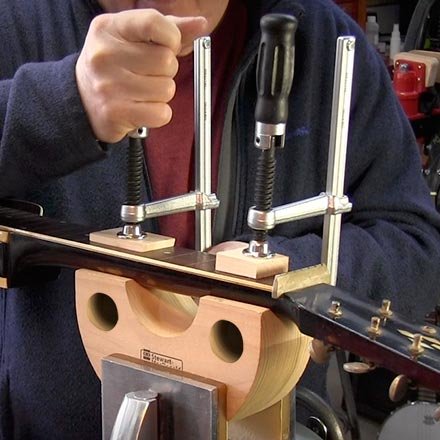 StewMac Rock-n-Roller Deluxe Guitar Neck Rest, Set of 2