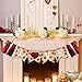 Love Burlap Banner | Valentine's Day Decorations | Valentines Burlap Banner | Black Red Plaid Love Banner | Valentines Decorations | Anniversary Wedding Engagement Party Decorations