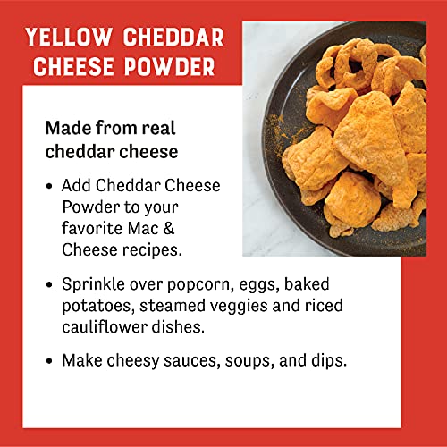 Judee’s Yellow Cheddar Cheese Powder 3lb 100 NonGMO, rBST Hormone
