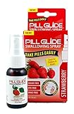Pill Glide Spray - Strawberry Flavor 1 Floz (Pack of 2)