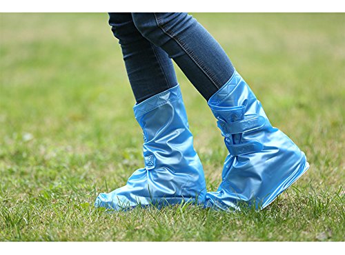 Maylai Waterproof Shoes Cover Rain Shoe Covers Slip-Resistant Snow Shoe Cover Reusable Plastic Shoe Covers (XXL)