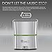 GearIt SoundCube Speaker, Compact Portable Bluetooth 4.0 Speaker with Built-in Mic and Speakerphone (Silver)
