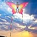 ZS-Juyi Beautiful Butterfly Kite 57inch x 32inch Easy Fly for Kids and Beginners with Flying Tools Kite Board with 32.8 Foot(Butterfly)