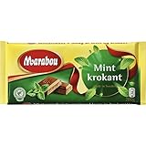 Marabou Mintkrokant - Milk Chocolate with Mint Crisp - 200g