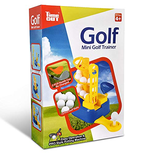 dmazing Outdoor Toys for 3-8 Year Old Boys, Golf Set for Kids 3-8 Golf Ball Game Early Educational Exercise Toys for 3-8 Year Old Boys Girls Gifts Age 3-8 Outdoors Golf Training Blue - Thumbnail 7
