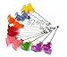 Pandahall 50pcs Earrings Findings Earring Safety Backs Original Color 304 Surgical Stainless Steel Earnuts (6.5x5mm)