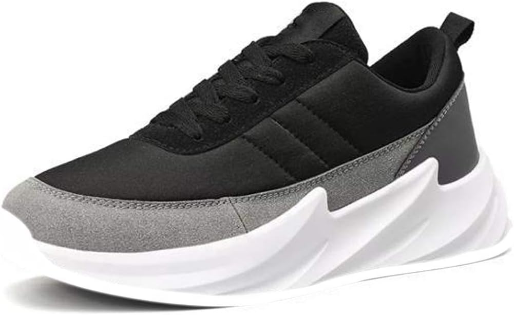Shark Design Bottom Platform/Sneakers/Outdoor/Sports/Running Mesh Mixed Colors Casual Shoes for Mens Boys